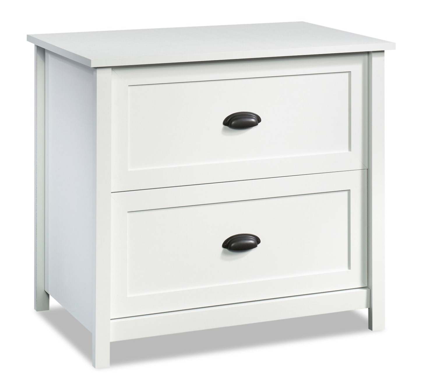 Cayla 33.39 2-Drawer Classeur - Soft White|Classeur Cayla de 33,39 po à 2 tiroirs - blanc doux