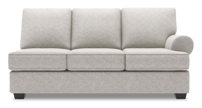 Canapé Lab Roll RAF Canapé - Luxe Argent | Canapé de droite Roll de la collection Sofa Lab - Luxe Argent | RO122793