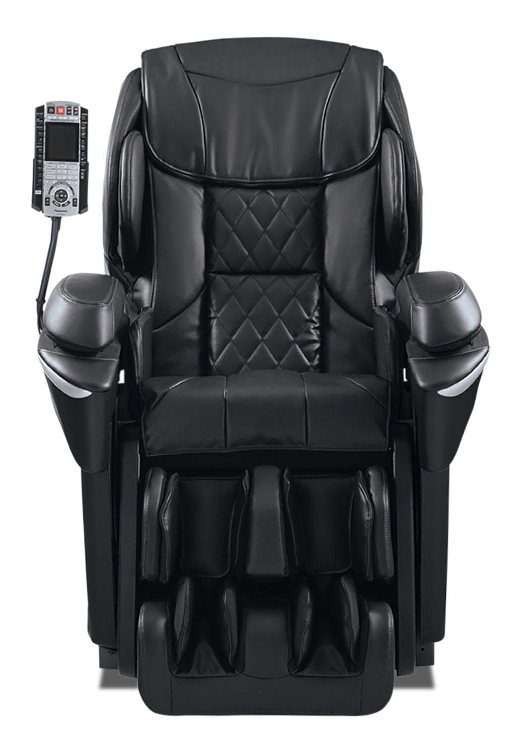 Fauteuil inclinable de massage Panasonic Real Pro ULTRA Prestige™35,4 en cuir synthétique de haute qualité - noir | Fauteuil inclinable de massage en cuir synthétique de haute qualité Real Pro ULTRA Prestige™35,4 de Panasonic - Noir