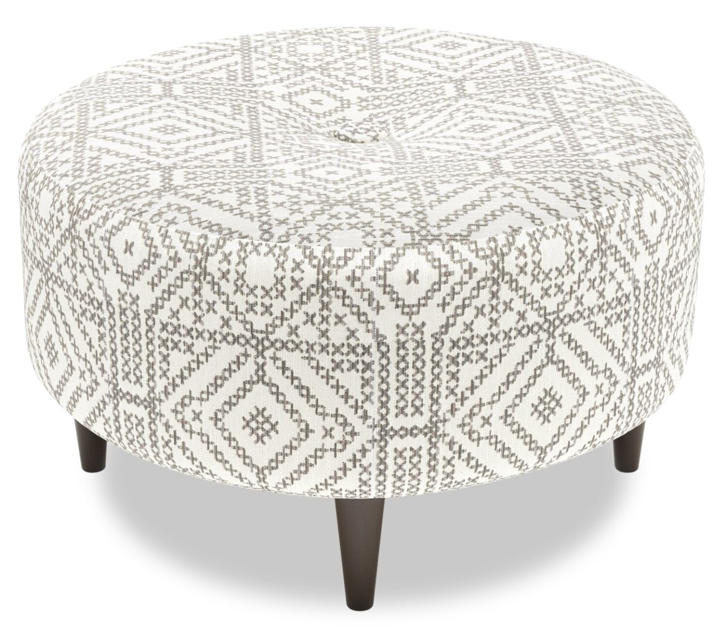 Pouf The Curve 31 en tissu, fabriqué au Canada par Sofa Lab (CURV1155) | Personnalisable