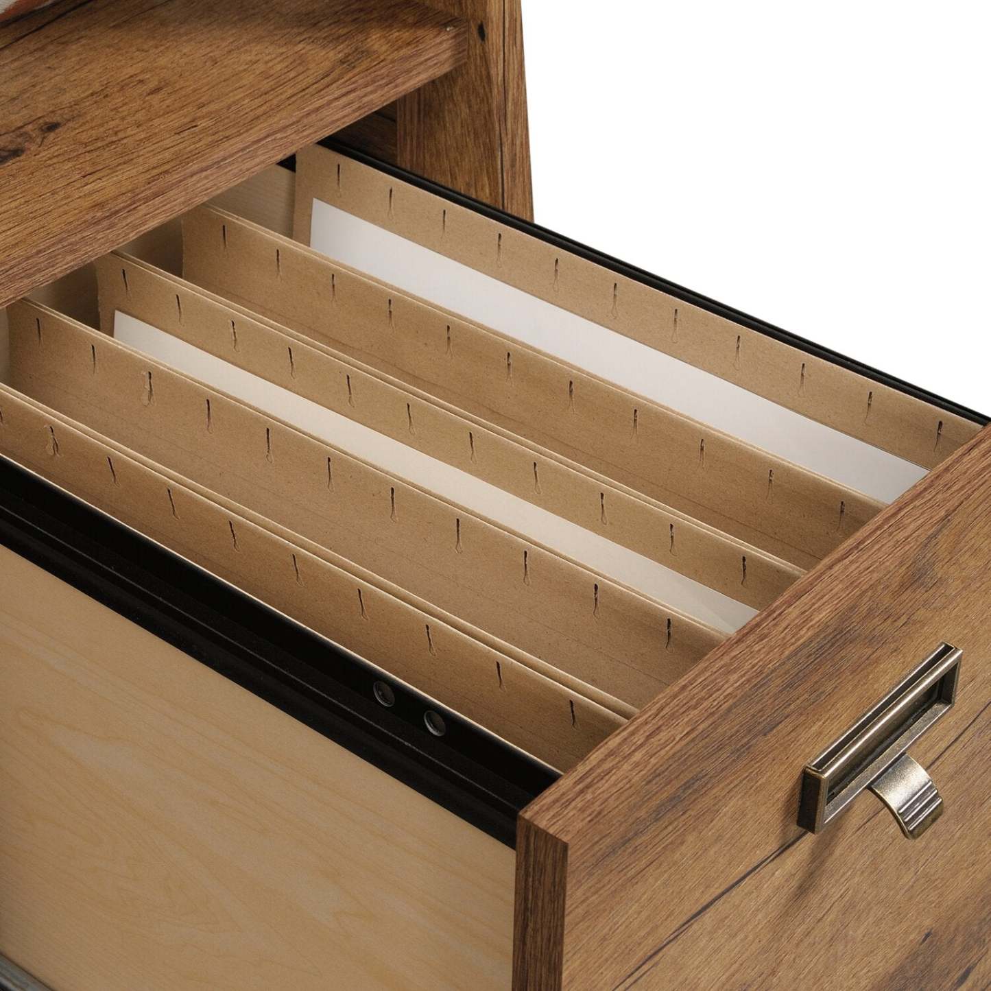 Bureau de direction Kyree de 59,06 po à 4 tiroirs - chêne antique