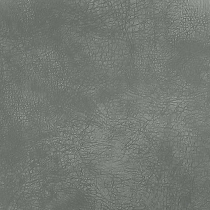 Chaise de salle à manger Bay de Kort & Co. en tissu de cuir végétalien et en métal - grise