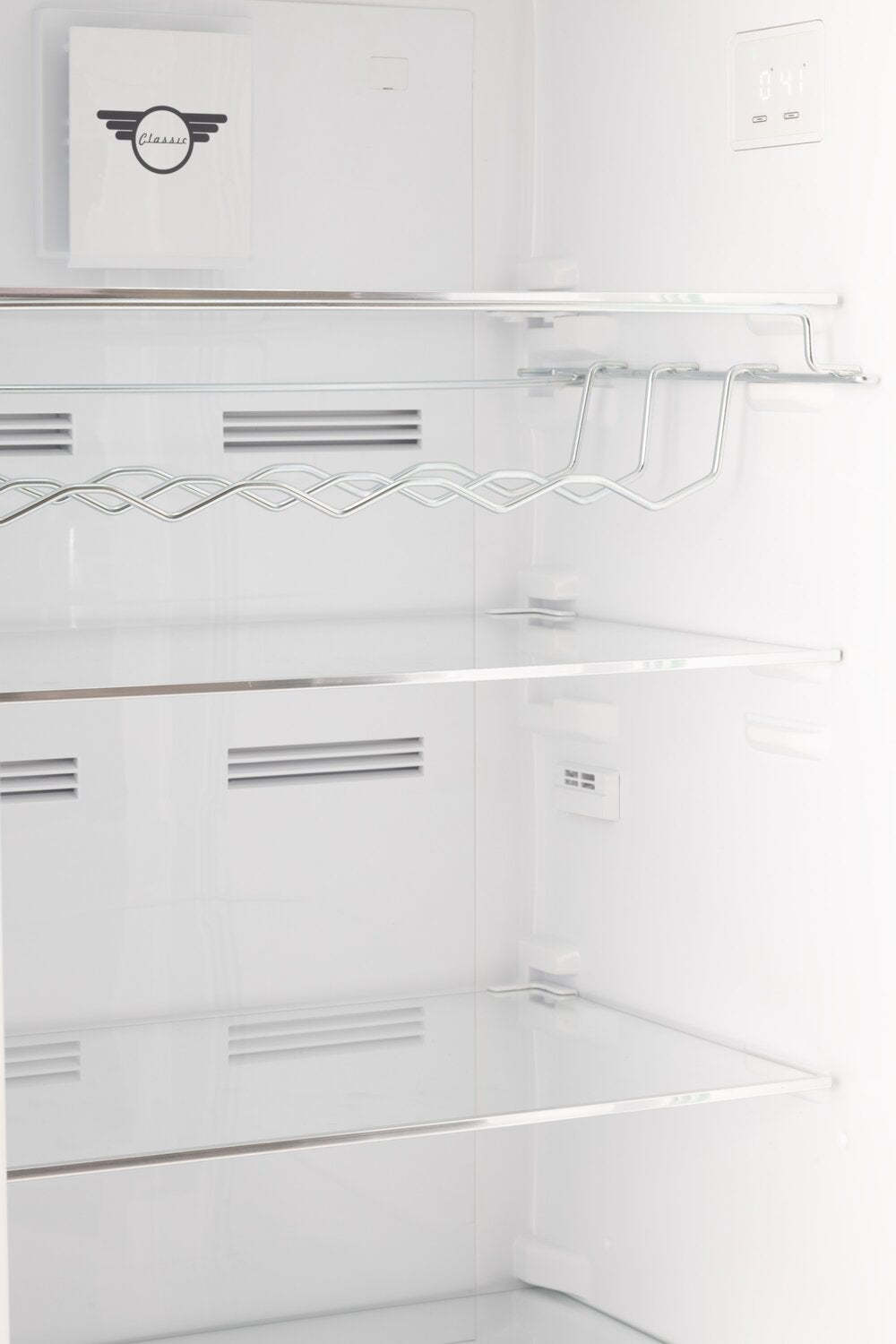 Réfrigérateur Classic Rétro d'Unique de 24 po et de 11 pi3 à congélateur supérieur - orange creamsicle - UNQ-310L O TM