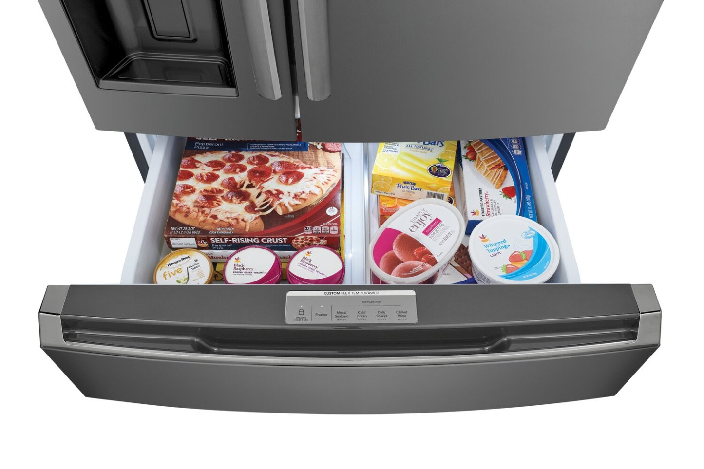 Réfrigérateur Frigidaire Gallery de 21,5 pi³ et de 36 po de profondeur comptoir à 4 portes françaises - Résistant aux traces® …