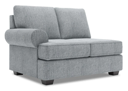 Sofa Lab Roll LAF Loveseat - Luna Pewter | Causeuse de gauche Roll de la collection Sofa Lab - Luna Pewter | RO232291