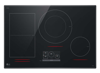 LG Studio 30 Plaque de cuisson à induction intelligente avec UltraHeat™ - Noir - CBIS3018BE | Surface de cuisson intelligente à induction LG Studio de 30 po avec UltraHeatMC - noire - CBIS3018BE