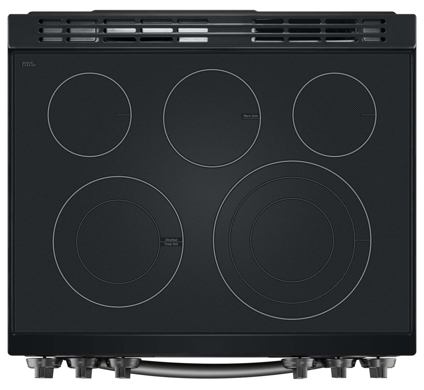 Cuisinière électrique intelligente LG de 6,3 pi³ avec friture à air et convection ProBake Convection® - Résistant aux taches noir en acier inoxydable…