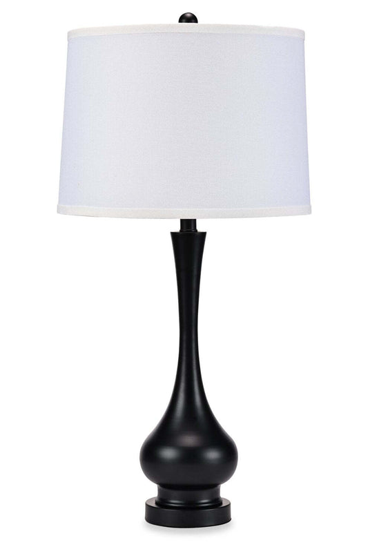 Maria 29.5 Lampe de table en métal noir | Lampe de table Maria de 29,5 po en métal noir | MARIABTL