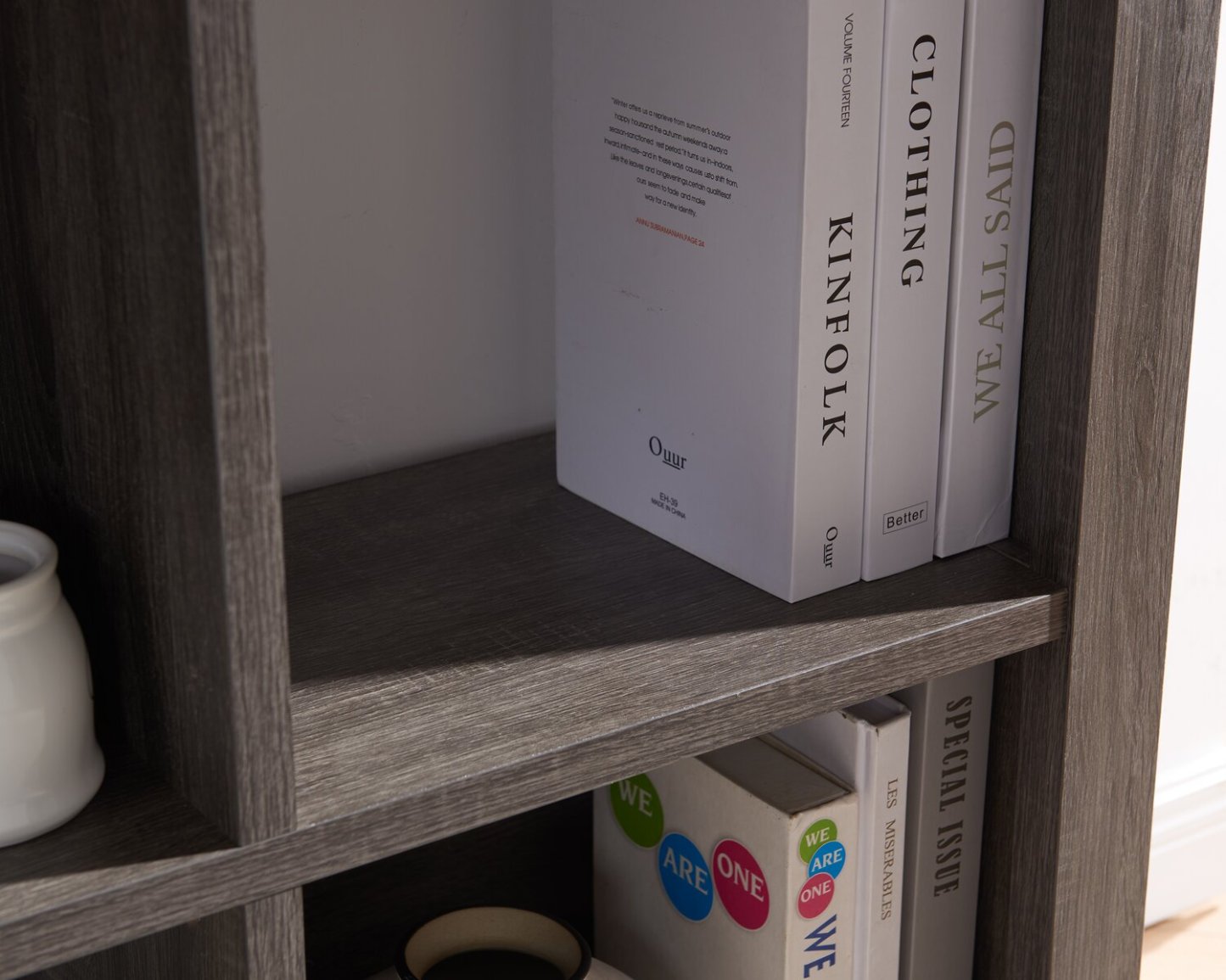 Bibliothèque Oscar Owen 36 6 cubes - Gris|Bibliothèque Oscar Owen de 36 po à 6 cubes - grise