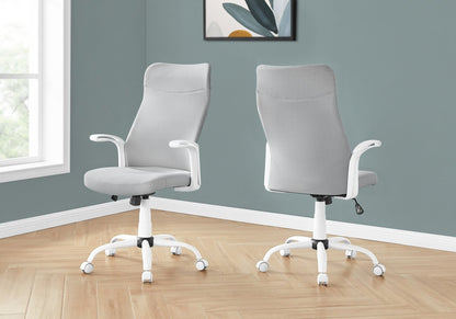 Chaise de bureau ergonomique Roman 23 - Blanc|Chaise de bureau Roman de 23 po à conception ergonomique - blanche