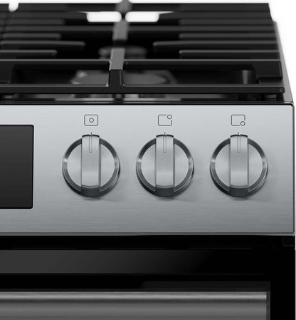 Bosch 30 5.8 Cu. Ft. 100 Series Gas Range with Rapid Preheat and Air Fry - Stainless Steel - HGF1050MUC | Cuisinière à gaz Bosch série 100 de 5,8 pi3 et de 30 po avec préchauffage rapide et friture à air - acier inoxydable - HGF1050MUC | HGF105MC