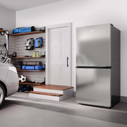 Midea 20 pi3 3 en 1 réfrigérateur-congélateur convertible - acier inoxydable - MRU21C7BST | Appareil vertical 3 en 1 Midea de 20 pi3 convertible en réfrigérateur ou congélateur - acier inoxydable - MRU21C7BST | MRU21CST