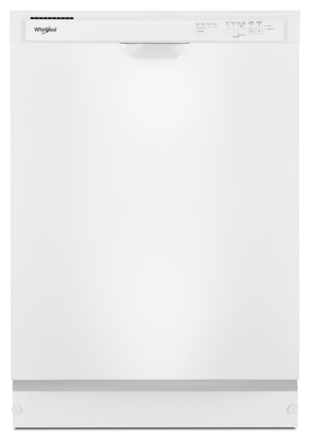 Lave-vaisselle Whirlpool 24 57 dBA à commande frontale encastrable - Blanc - WDF341PAPW | Lave-vaisselle encastré Whirlpool de 24 po et de 57 dBA avec commandes à l'avant - blanc - WDF341PAP…