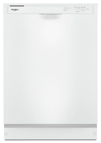 Lave-vaisselle Whirlpool 24 57 dBA à commande frontale encastrable - Blanc - WDF341PAPW | Lave-vaisselle encastré Whirlpool de 24 po et de 57 dBA avec commandes à l'avant - blanc - WDF341PAP…