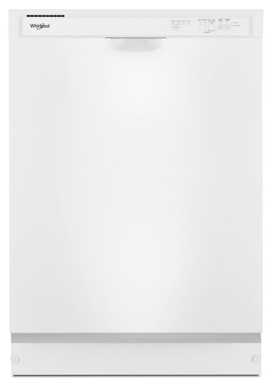 Lave-vaisselle Whirlpool 24 57 dBA à commande frontale encastrable - Blanc - WDF341PAPW | Lave-vaisselle encastré Whirlpool de 24 po et de 57 dBA avec commandes à l'avant - blanc - WDF341PAP…