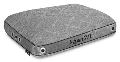 BEDGEAR Aspen 2.0 Performance Pillow - Dormeur sur le dos | Oreiller Aspen 2.0 Performance de Bedgear - pour dormeur sur le dos | 2ASPNPLW