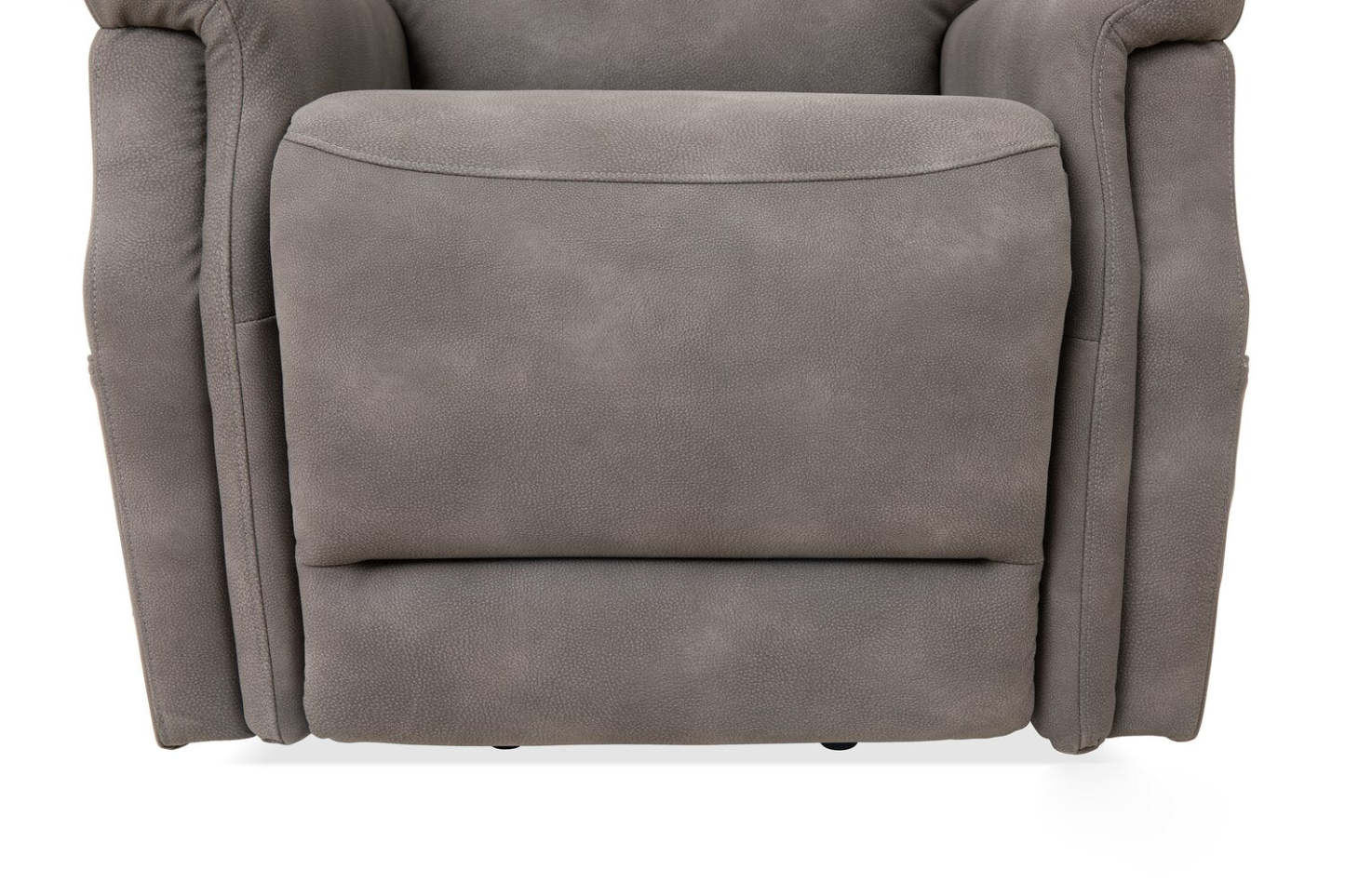 Claire 34 Fauteuil basculeur à inclinaison électrique en tissu d’apparence cuir - gris anthracite
