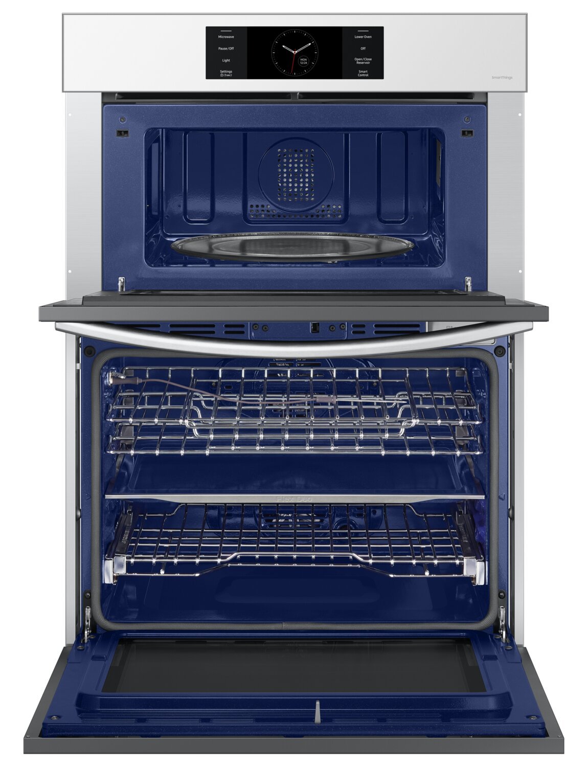 Four à micro-ondes combiné avec quatre mural électrique Samsung de 30 po et de 7 pi³ - Blanc - …