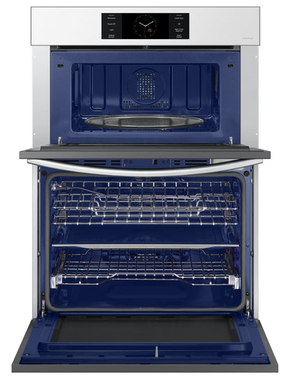 Four à micro-ondes combiné avec quatre mural électrique Samsung de 30 po et de 7 pi³ - Blanc - …