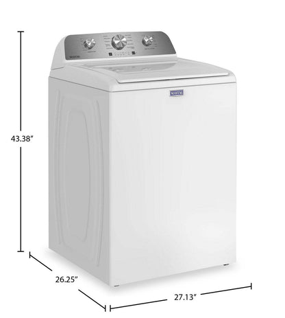 Maytag 4,8 Cu. Fort. Laveuse à chargement par le haut – Blanc - MTW4205SW | Laveuse Maytag à chargement par le haut de 4,8 pi3 - blanche - MTW4205SW
