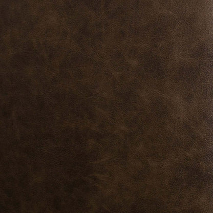 Chaise Melrose 36,5 en cuir véritable de première qualité avec pieds en métal - Brun foncé | Fauteuil Melrose de 36,5 po en cuir de qualité supérieure avec pattes en métal véritable - brun foncé