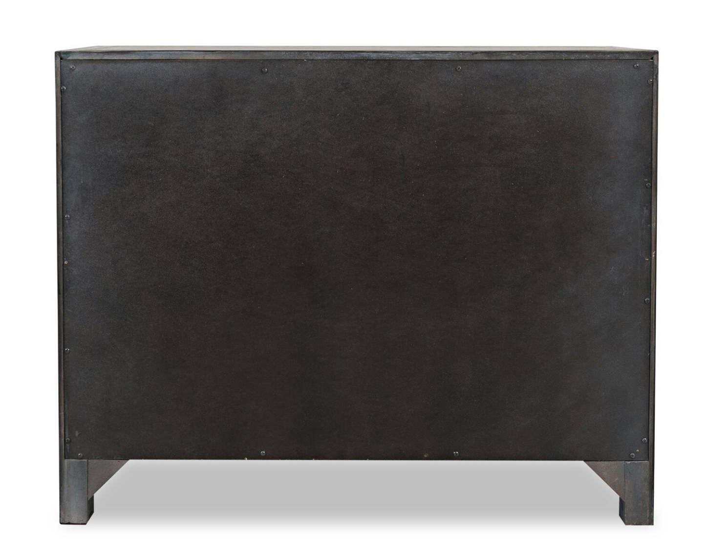 Armoire d'appoint en bois massif Keena 40 - Gris|Armoire décorative Keena de 40 po en bois massif - grise