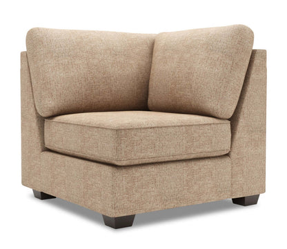 Sofa Lab Roll Square Wedge - Luxe Taupe | Fauteuil carré en coin Roll de la collection Sofa Lab - Luxe Taupe | RO882893