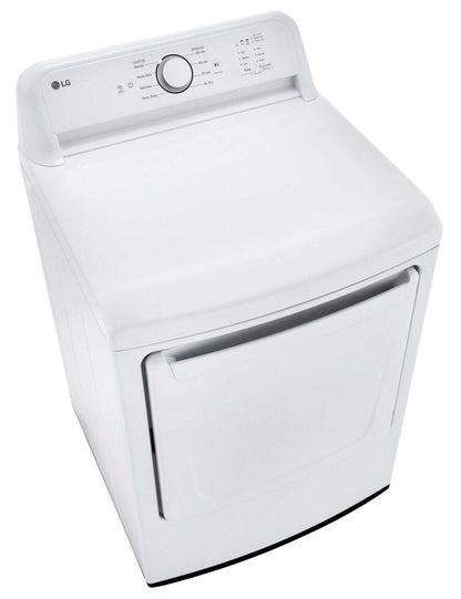 LG 7,3 Cu. Fort. Sécheuse électrique - Blanc - DLE6100W | Sécheuse électrique LG de 7,3 pi³ - blanche - DLE6100W