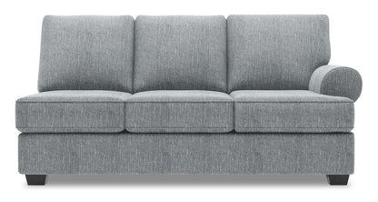 Canapé Lab Roll RAF - Luna Pewter | Canapé de droite Roll de la collection Sofa Lab - Luna Pewter | RO122291