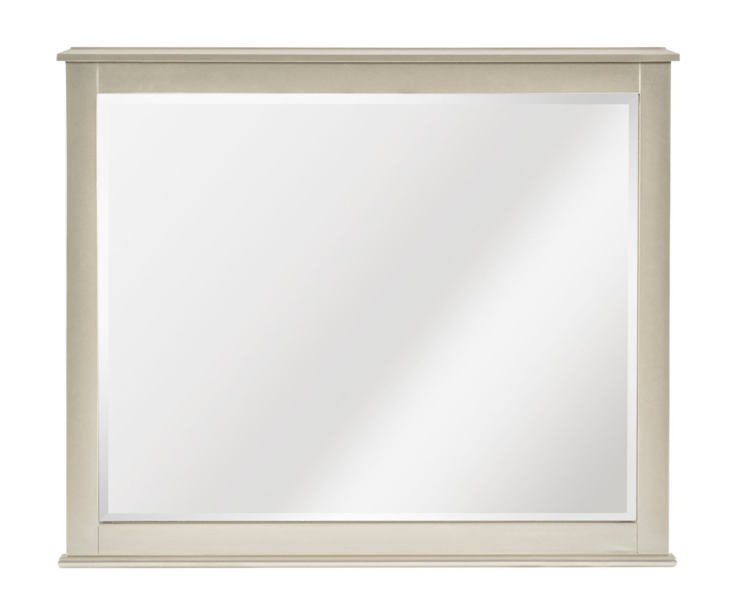 Miroir de commode de chambre à coucher Tyra, Glam - Champagne | Miroir de commode de chambre à coucher somptueux Tyra - champagne