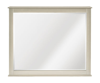 Miroir de commode de chambre à coucher Tyra, Glam - Champagne | Miroir de commode de chambre à coucher somptueux Tyra - champagne