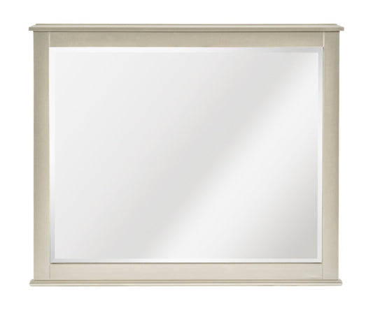 Miroir de commode de chambre à coucher Tyra, Glam - Champagne | Miroir de commode de chambre à coucher somptueux Tyra - champagne