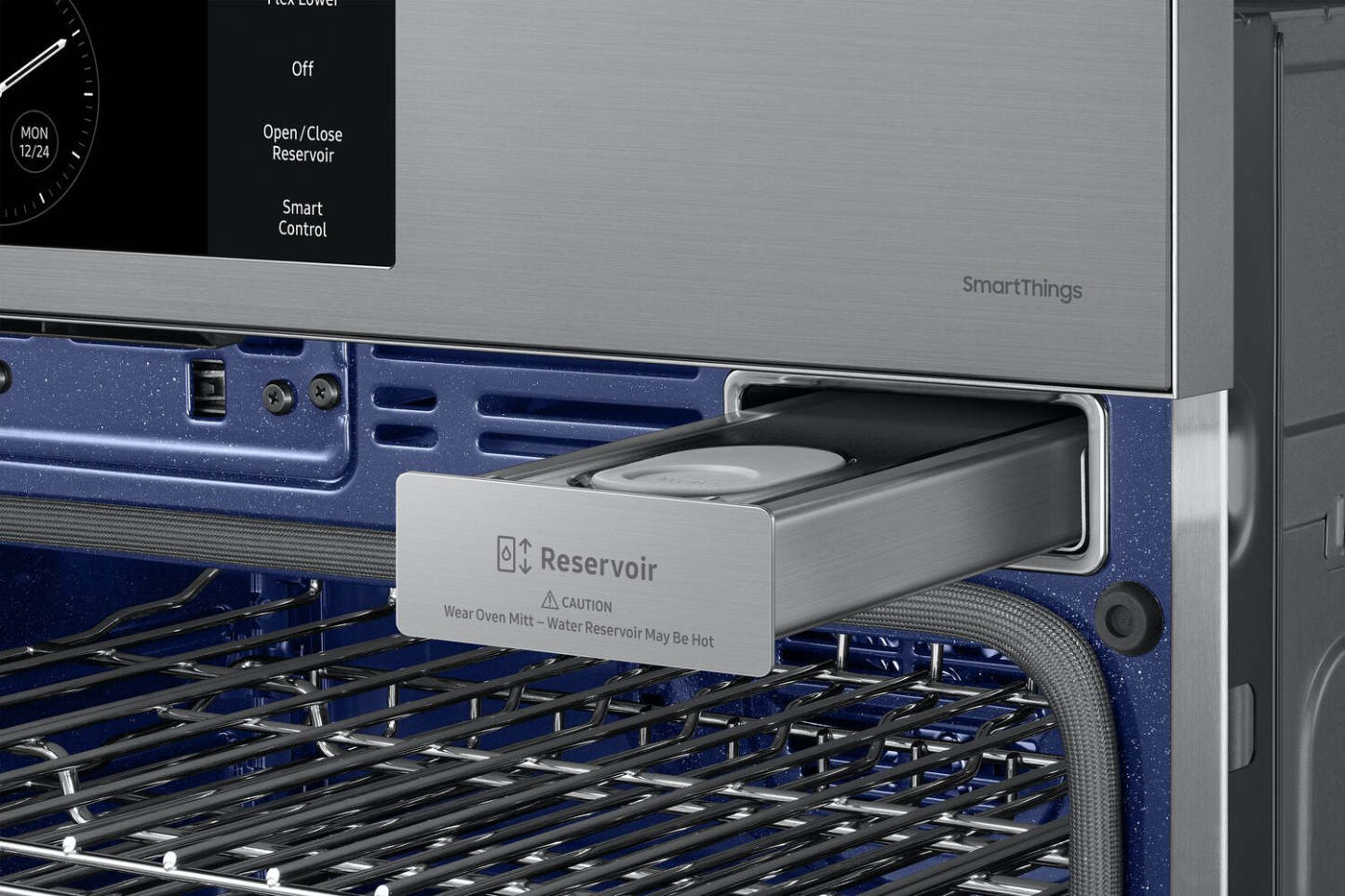 Four mural simple électrique Samsung de 30 po et de 5,1 pi³ avec caméra AI Pro CookingMC et Air Sous Vide - S…