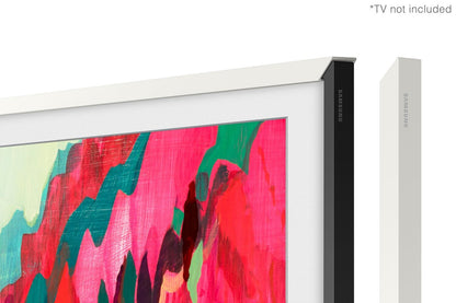 Cadre décoratif personnalisable pour téléviseur The Frame Pro de 65 po de Samsung - blanc moderne