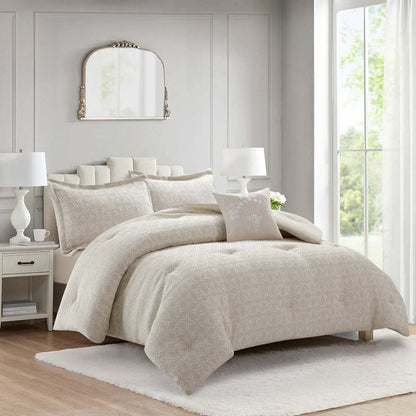 Ensemble d'édredon Argentine 4 pièces pour lit double/grand lit - Blanc | Ensemble d'édredon Argentine 4 pièces pour lit double ou grand lit - blanc