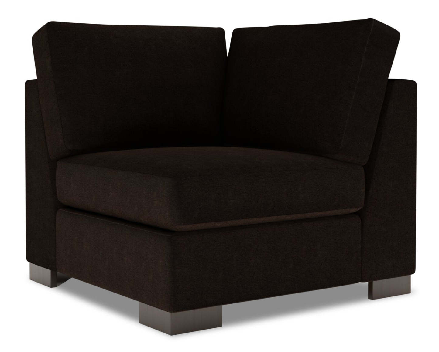 Sofa Lab Track Square Wedge - Chocolat de luxe | Fauteuil carré en coin Track de la collection Sofa Lab - Chocolat de luxe | TR883293