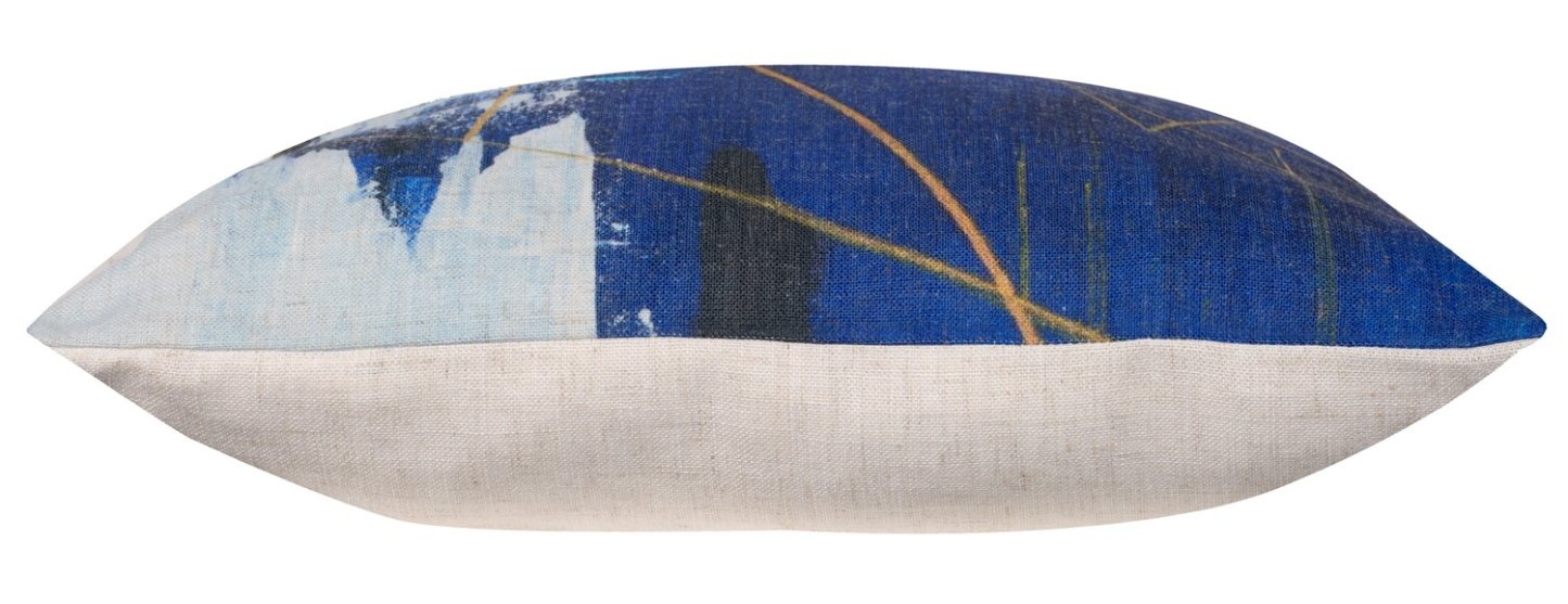 Oreiller décoratif abstrait - Bleu | Coussin décoratif abstrait - bleu | FL1035DP