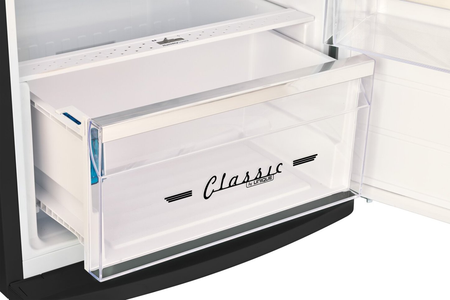 Réfrigérateur Classic Rétro d’Unique de 24 po et de 11 pi3 à congélateur supérieur - noir mat - UNQ-310L MB TM