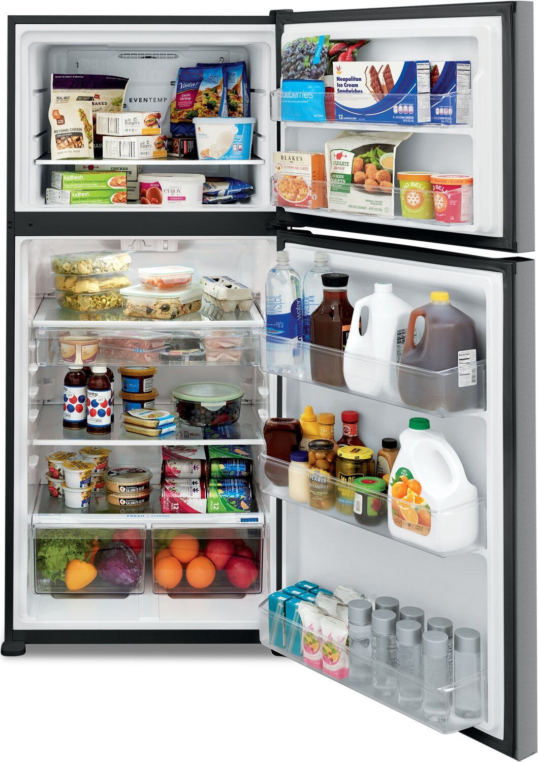 Réfrigérateur Frigidaire de 30 20 pi³ à congélateur supérieur - acier inoxydable - FFTR2045VS | Frigidaire 30 20 Cu. Fort. Réfrigérateur à encastrer - Acier inoxydable - FFTR2045…