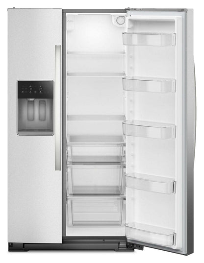 Réfrigérateur Whirlpool de 36 po et de 21 pi³ à compartiments juxtaposés - acier inoxydable résistant aux traces de doigts - WRSC5536RZ | Whirlpool 36 21 Cu. Ft. Side-by-Side Refrigerator - Fingerprint-Resistant Stainless - WRSC5536RZ