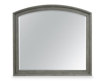 Miroir de commode de chambre à coucher Chelsea - Gris | Miroir de commode de chambre à coucher Chelsea - gris