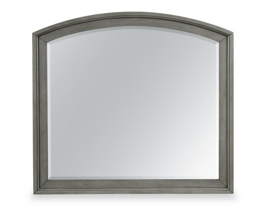 Miroir de commode de chambre à coucher Chelsea - Gris | Miroir de commode de chambre à coucher Chelsea - gris