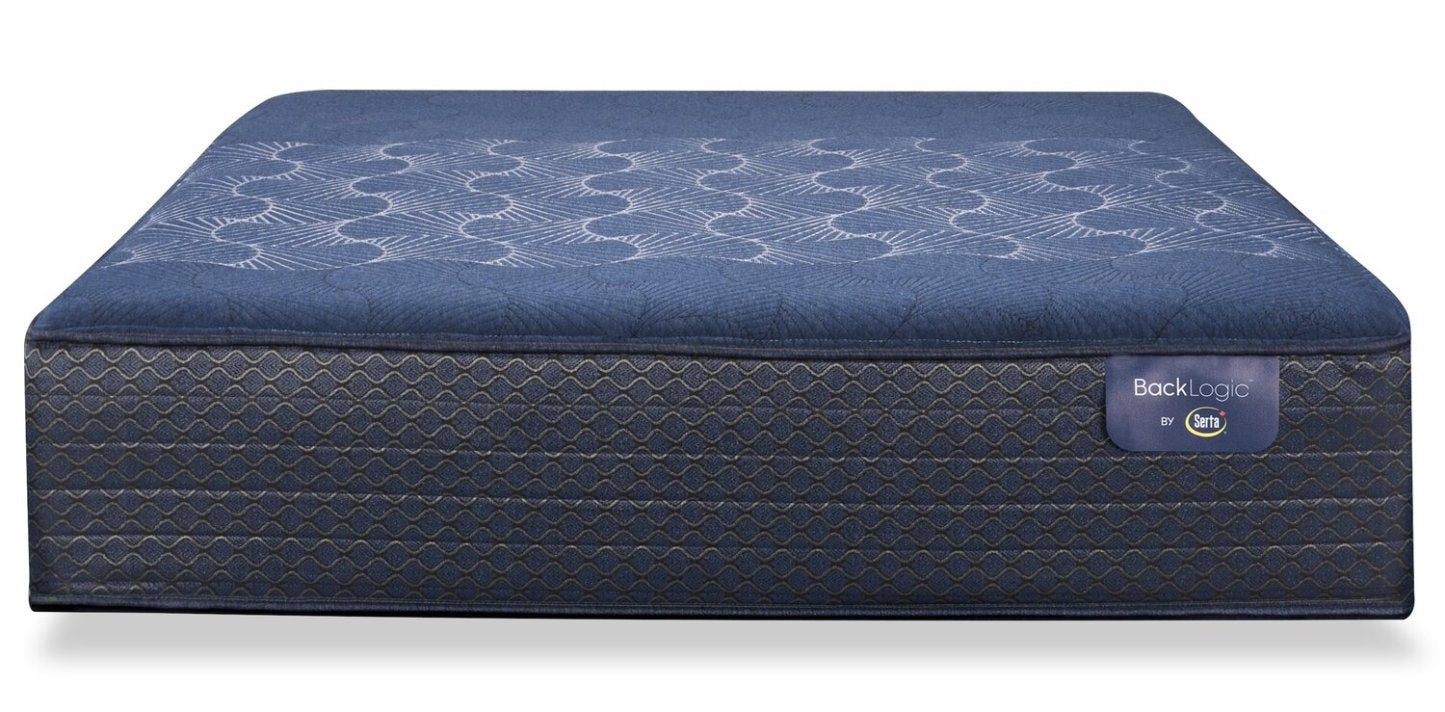 Serta Back Logic 5.0 Smooth Top Extra Firm Queen Mattress | Matelas très ferme à plateau-coussin lisse Back Logic 5.0 de Serta pour grand lit
