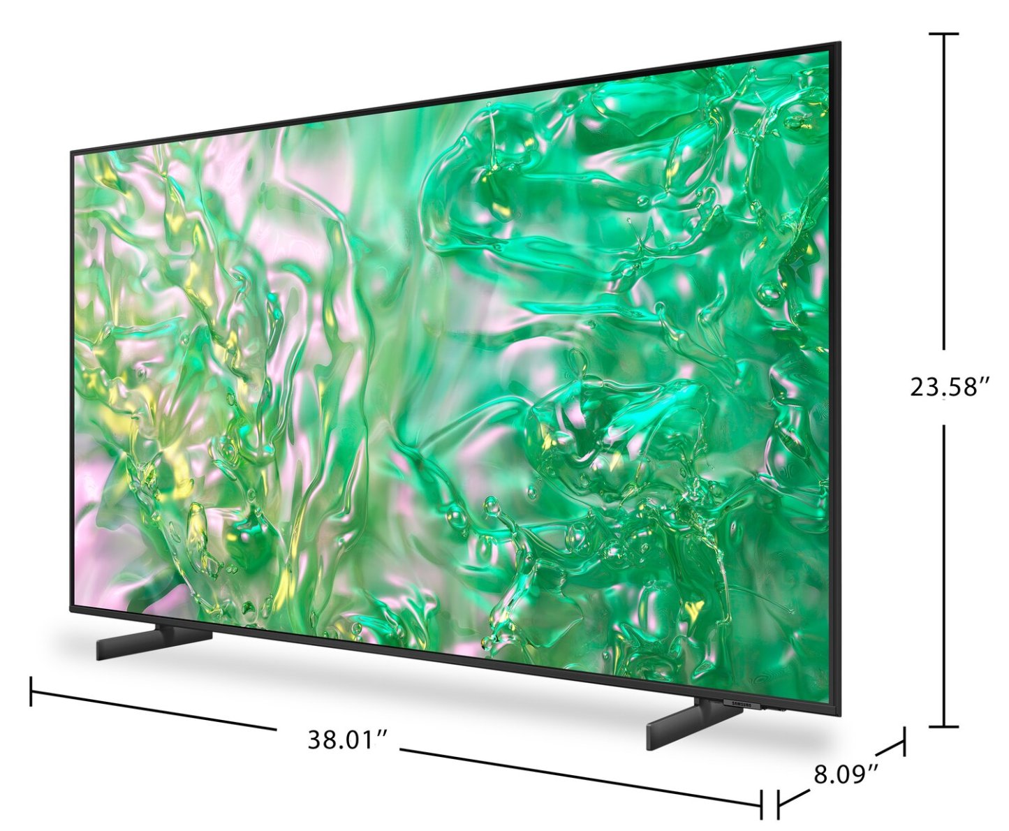Téléviseur intelligent Samsung 43 4K UHD Edge Lit couleur cristal dynamique HDR10+ 60 Hz (UN43DU8000FXZC) | Téléviseur intelligent Samsung UHD 4K de 43 po à 60 Hz avec rétroéclairage périphérique, Dynamic Crystal Color et HDR10+ (UN43DU8000FXZC)