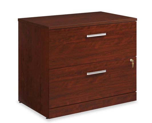 Affirm 35.43 Commercial Grade 2-Drawer Filing Cabinet - Classic Cherry|Classeur Affirm de 35,43 po de qualité commerciale à 2 tiroirs - cerisier classique