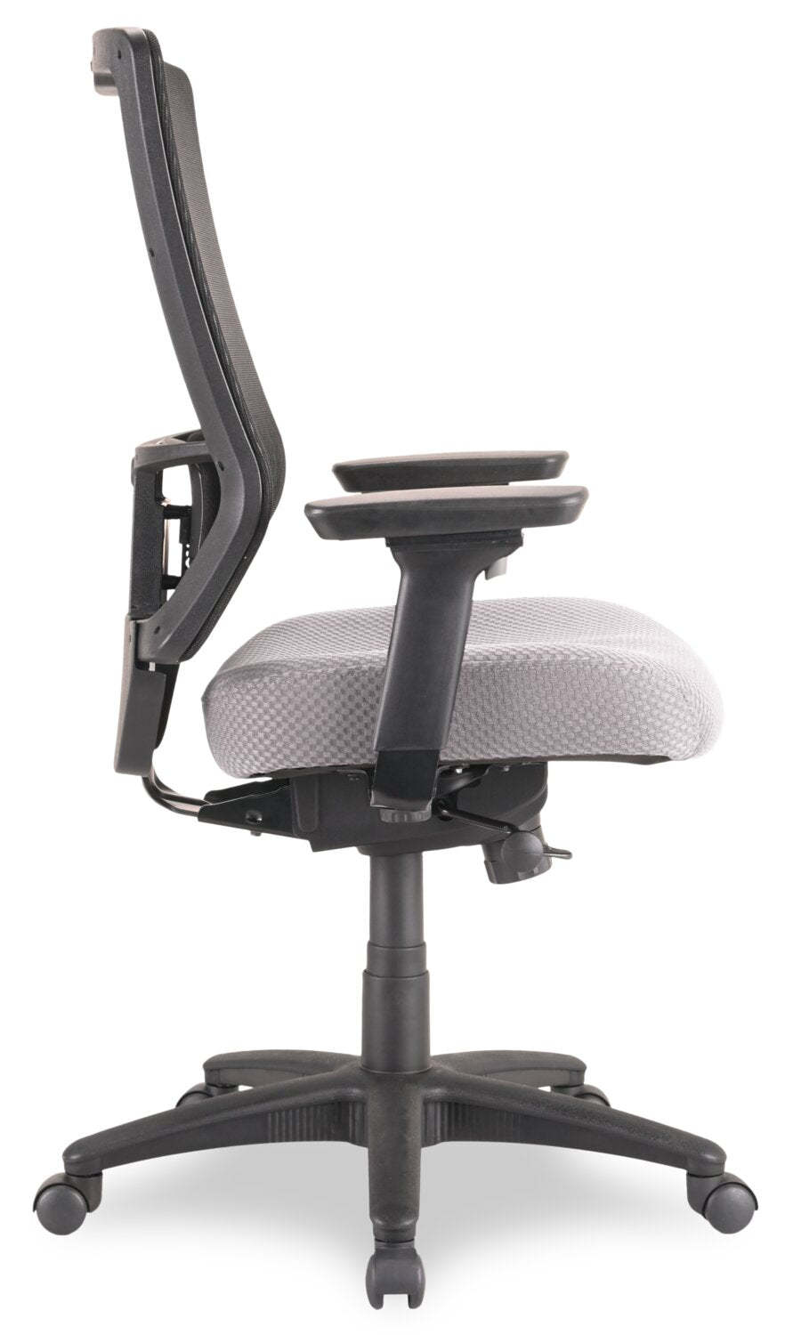 Chaise de bureau Remy de Tempur-Pedic de 26,8 po - grise avec dossier à mailles