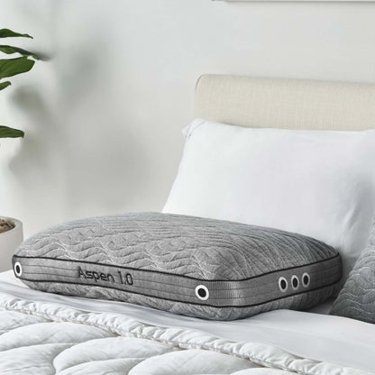 BEDGEAR Aspen 1.0 Performance Pillow - Stomach Sleeper | Oreiller Aspen 1.0 Performance de Bedgear - pour dormeur sur le ventre