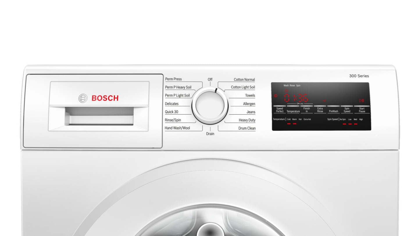 Bosch 300 Series 24 2.2 Cu. Ft. Laveuse compacte à chargement frontal - WGA14400UC | Laveuse compacte Bosch 24 po de série 300 à chargement frontal de 2,2 pi3 - WGA14400UC | WGA1440C
