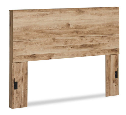 Tête de lit à panneau Derekson, Naturel - Grand lit | Tête de lit à panneau Derekson, naturelle - format grand lit