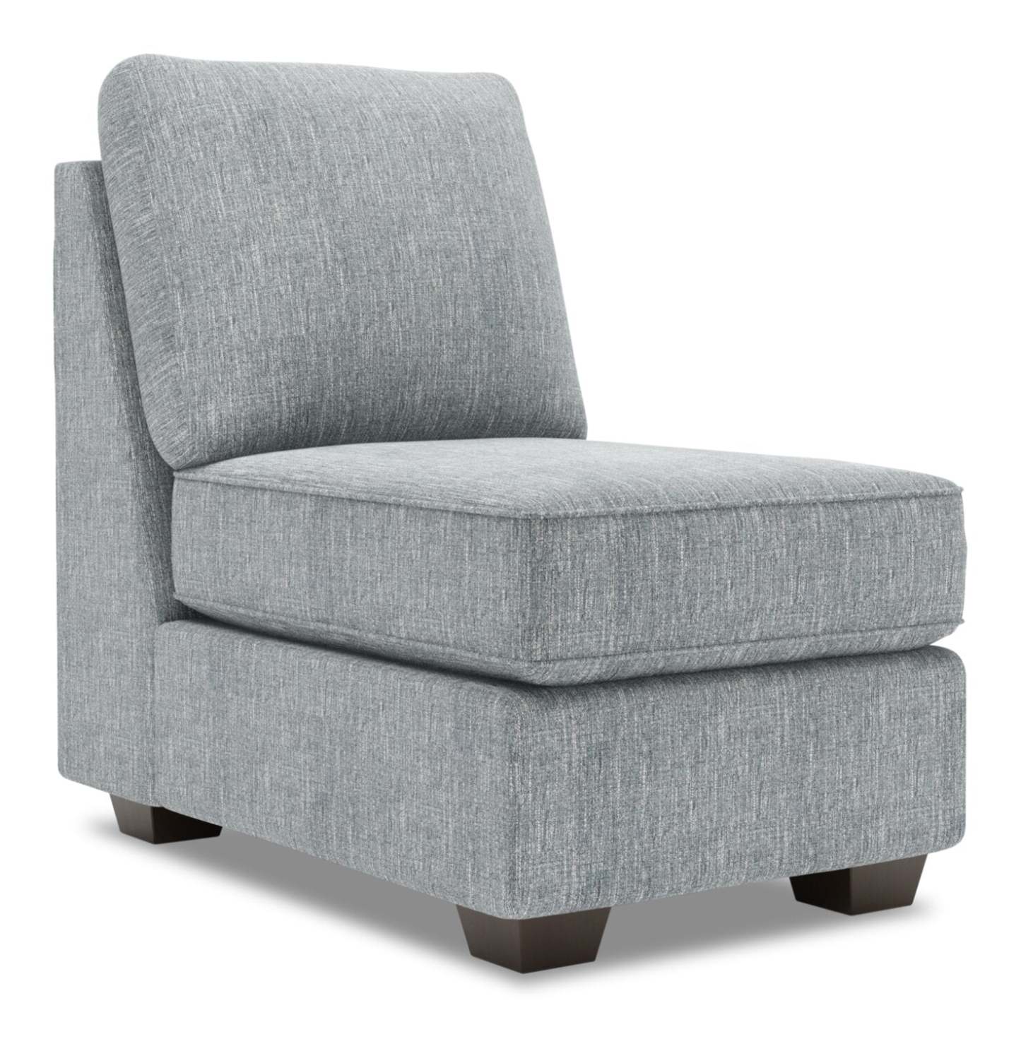 Fauteuil sans accoudoirs Sofa Lab Roll - Luna étain | Fauteuil sans accoudoirs Roll de la collection Sofa Lab - Luna Pewter | RO452291